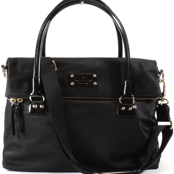 Kate Spade Carmen Basic Nylon Convertible Handbag w/ COA - Picture 1 of 9